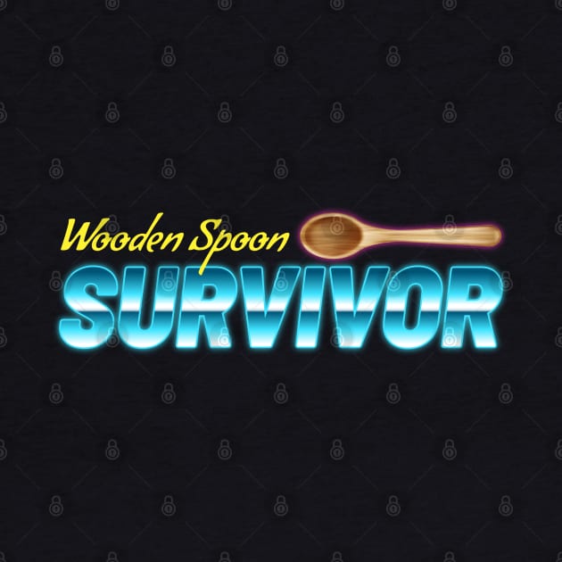 Wooden Spoon Survivor - Retro by juragan99trans